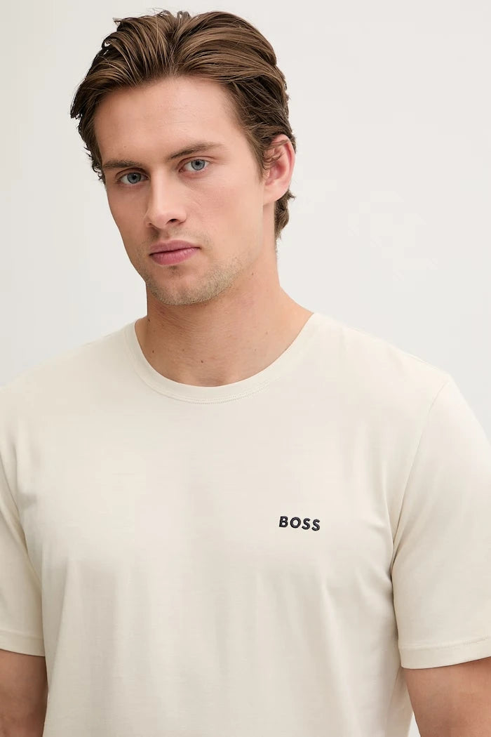 BOSS Erkek Ev Tişörtü Pamuklu Elastanlı Mix&Match T-Shirt R