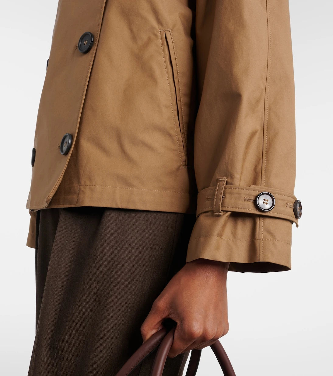 Max Mara - جاكيت Tesoro من نسيج التويل القطني المخلوط The Cube