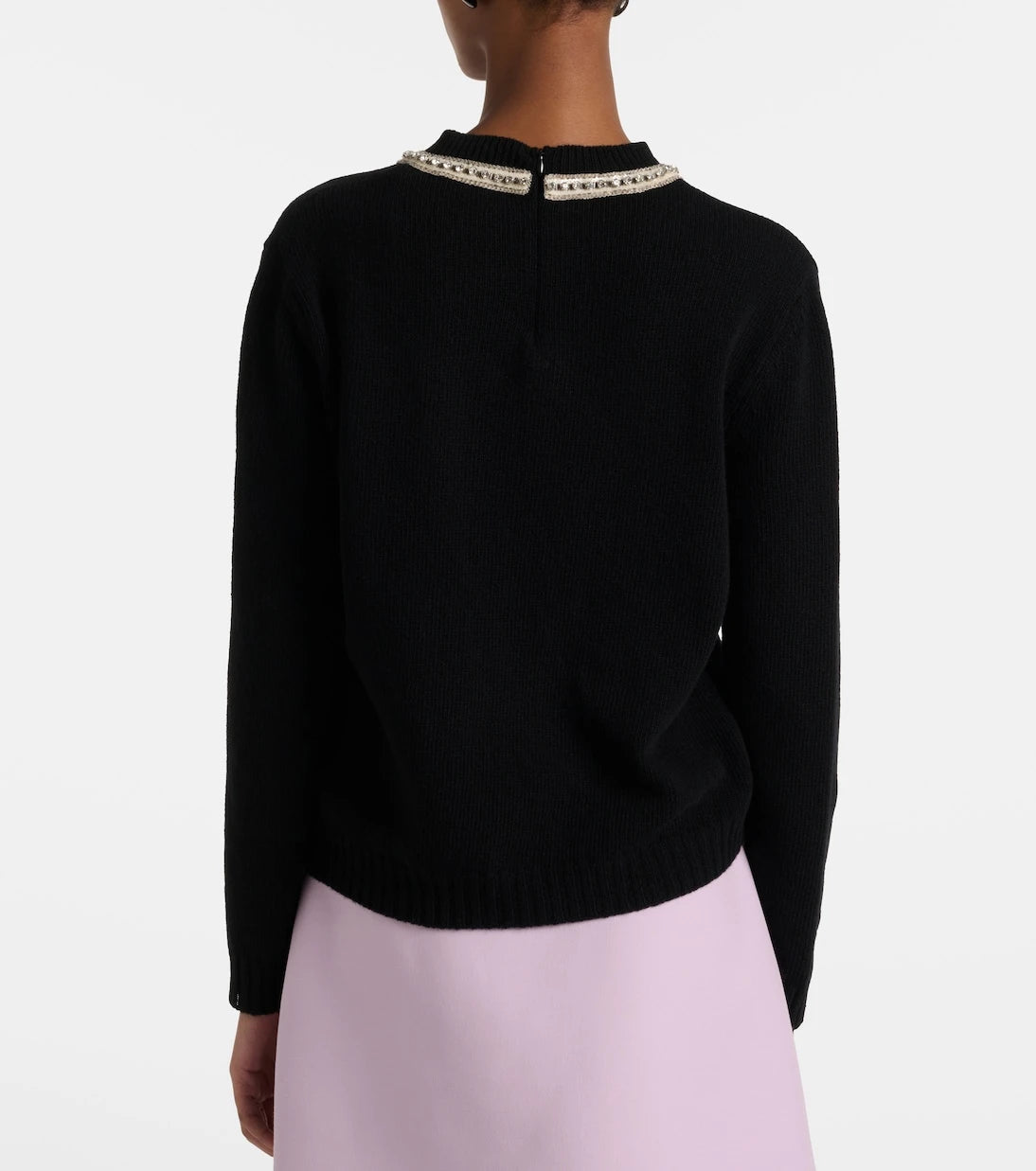 Valentino - Sequined virgin wool sweater