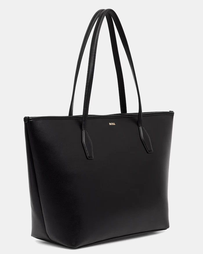 BOSS Sandy Zip Shopper kadın suni deri alışveriş çantası