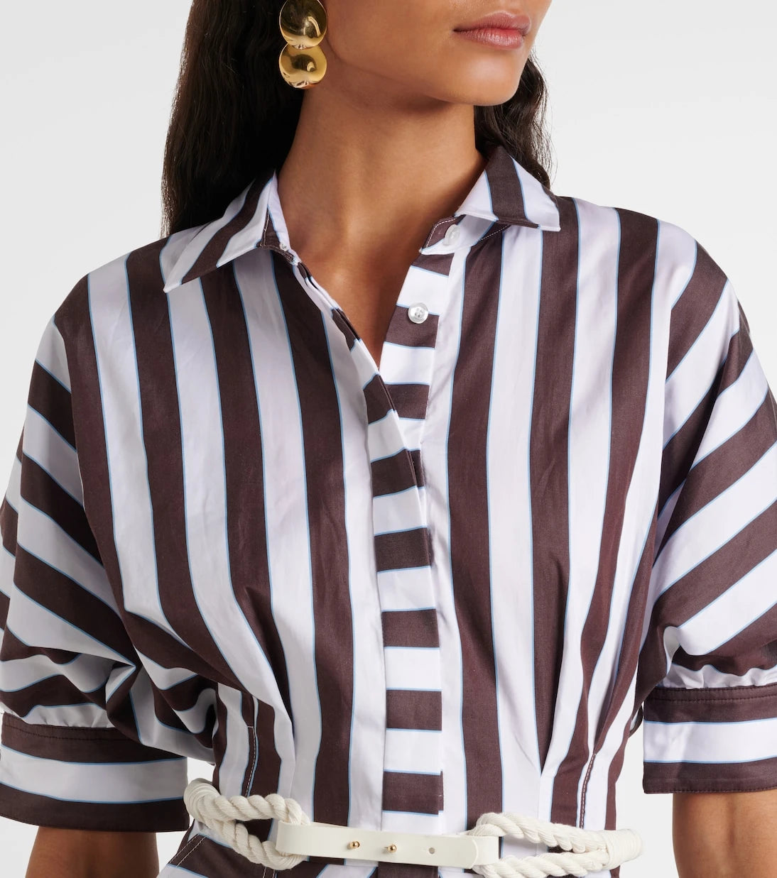 Rebecca Vallance - Pippa striped cotton minidress