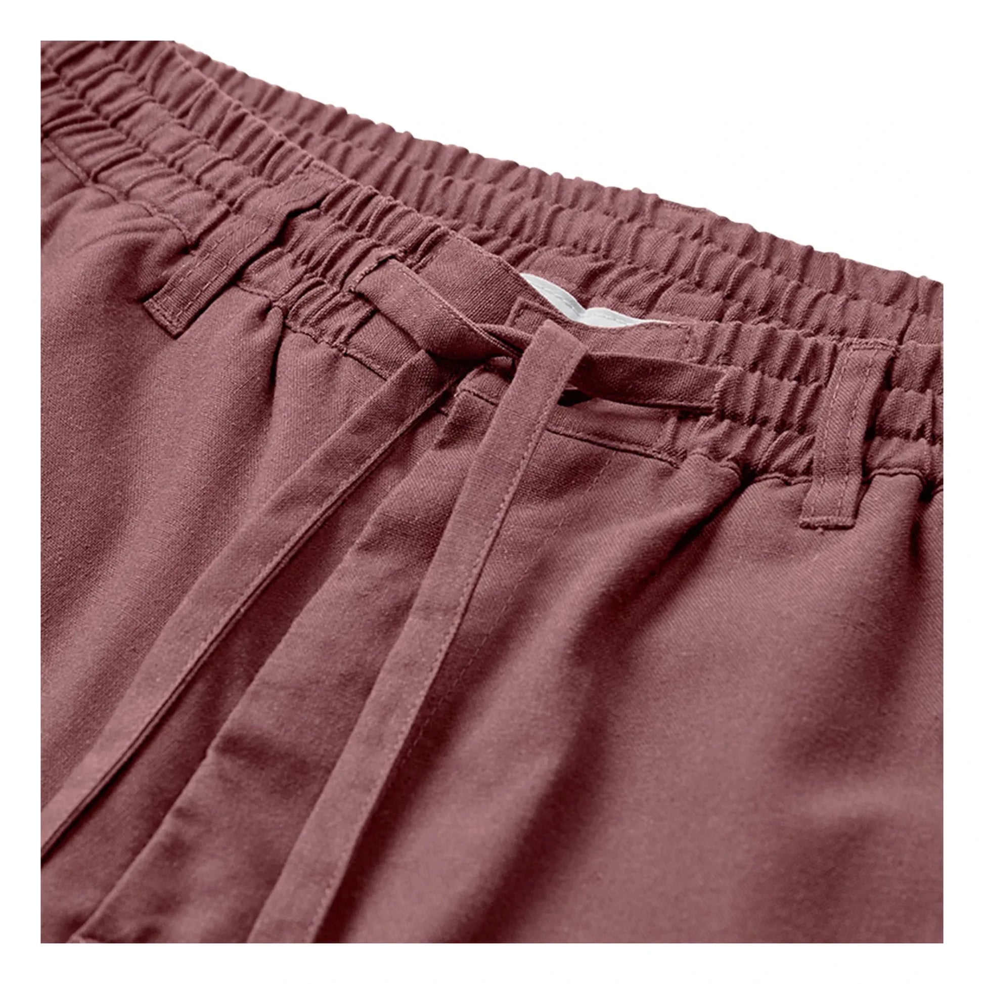 Anerkjendt - Akjames Linen Short | Burgundy