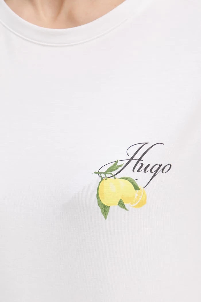 HUGO kadın modal tişört CASUAL T-SHIRT