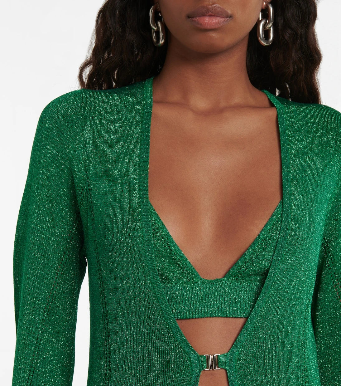 Dodo Bar Or - Metallic knit maxi dress