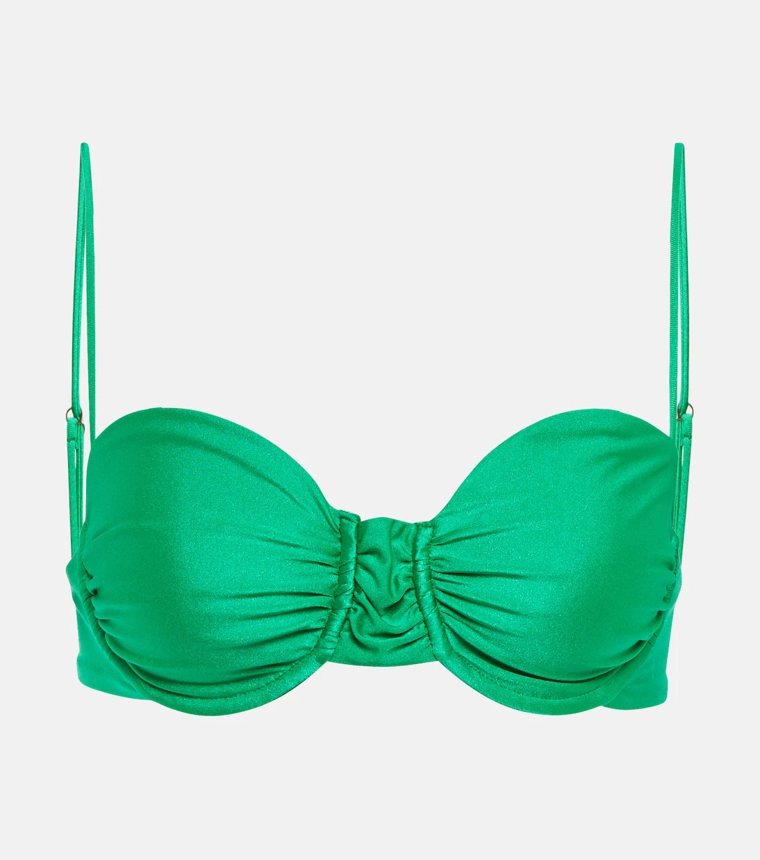 Jade Swim - توب بيكيني ميا بتصميم مكسو بقماش مجمّع