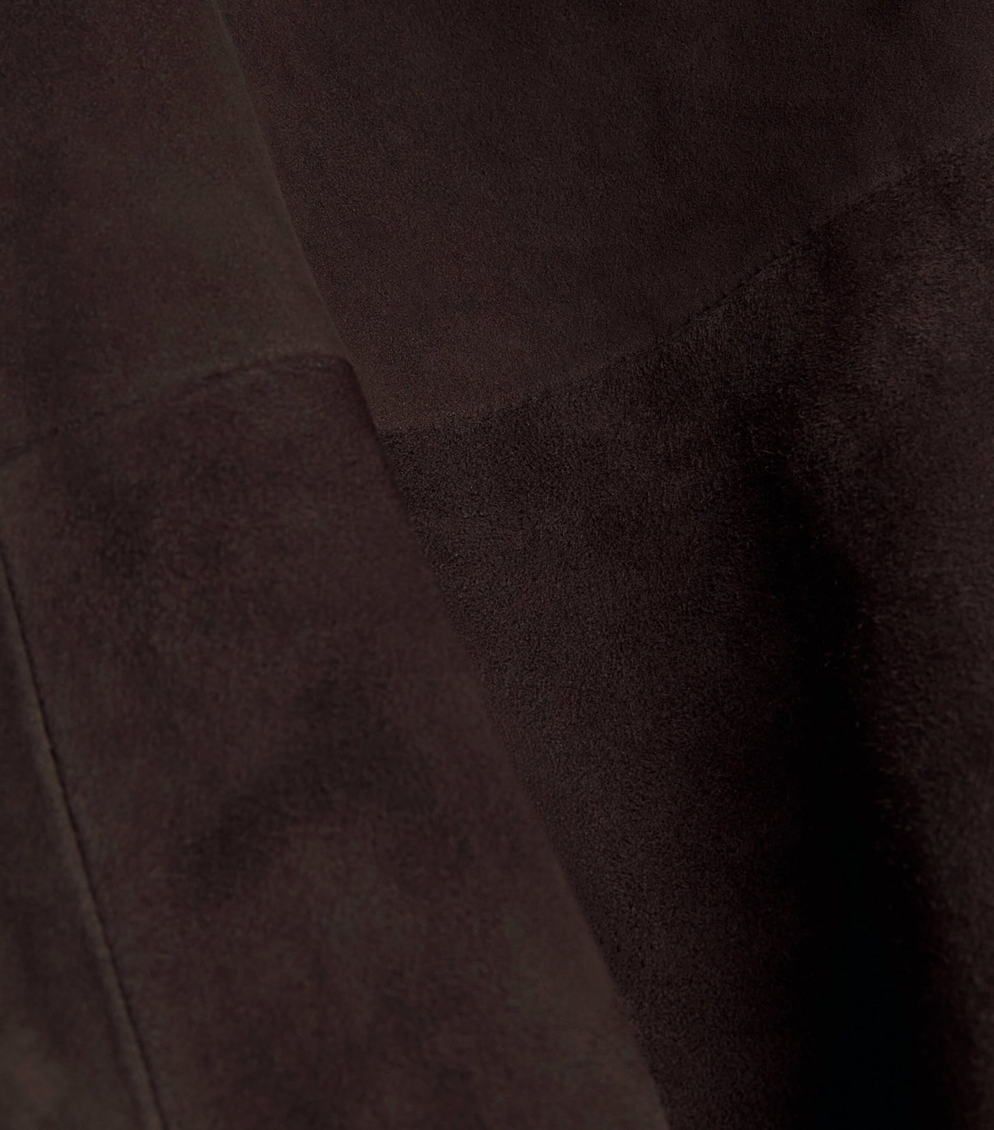 Róhe Brown Suede Midi Skirt