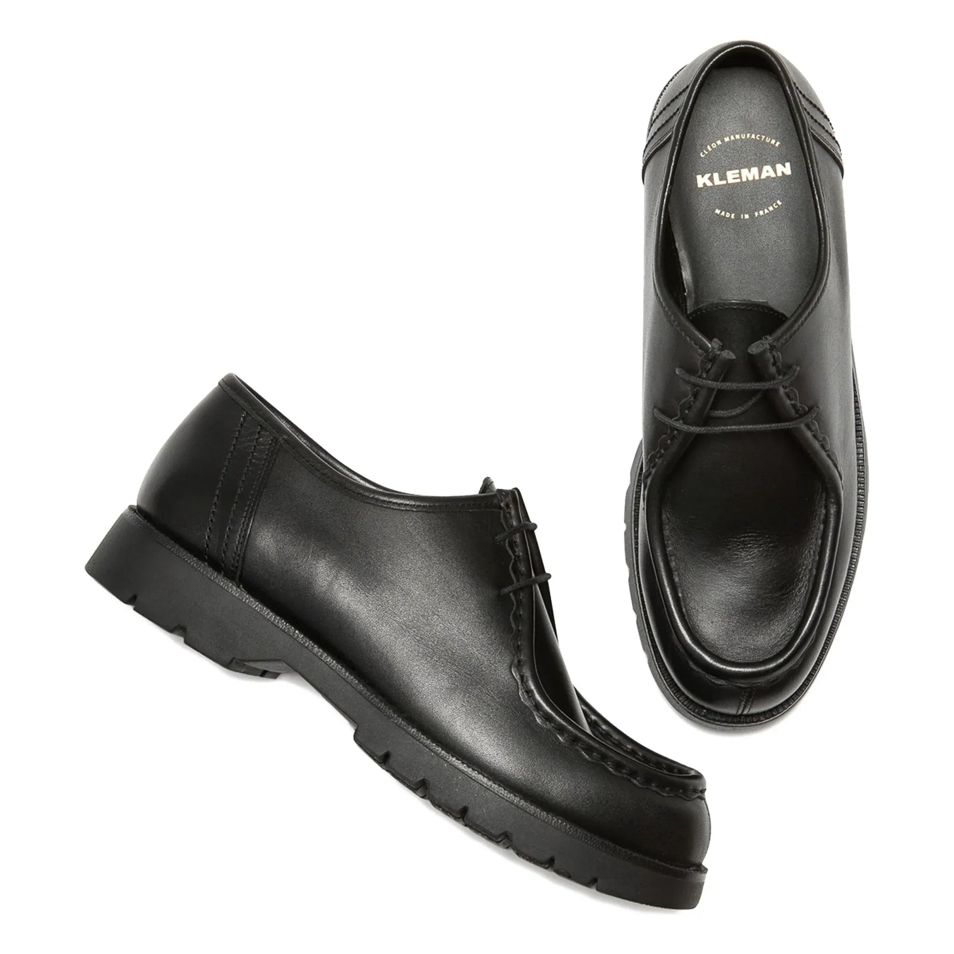 Kleman - Padror Leather Derbies | Black