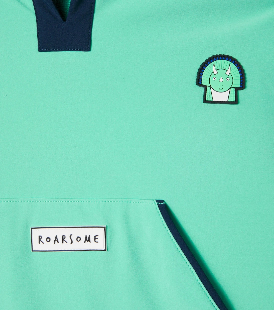 Roarsome - Spike the Dinosaur terry hooded towel