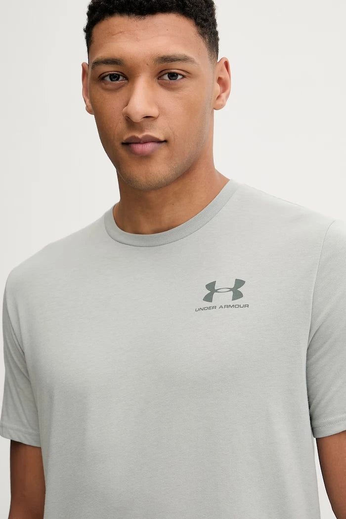 Under Armour erkek pamuklu antrenman tişörtü SPORTSTYLE LEFT CHEST
