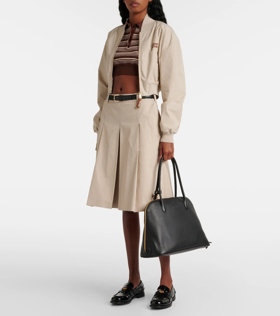 Miu Miu - Softy Small leather shoulder bag