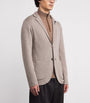 Lardini Beige Virgin Wool Knitted Blazer