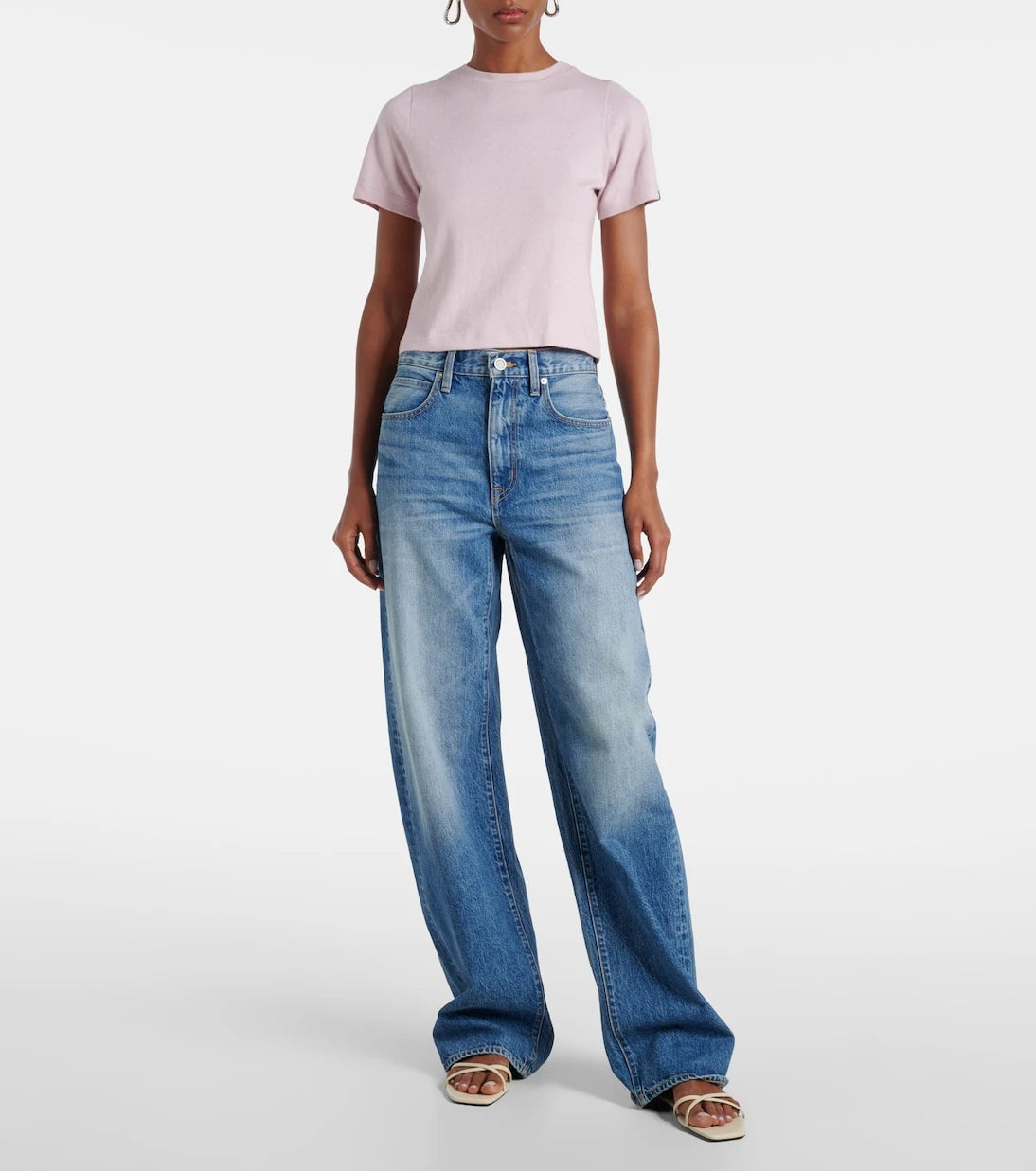 Slvrlake - Cassie high-rise barrel-leg jeans