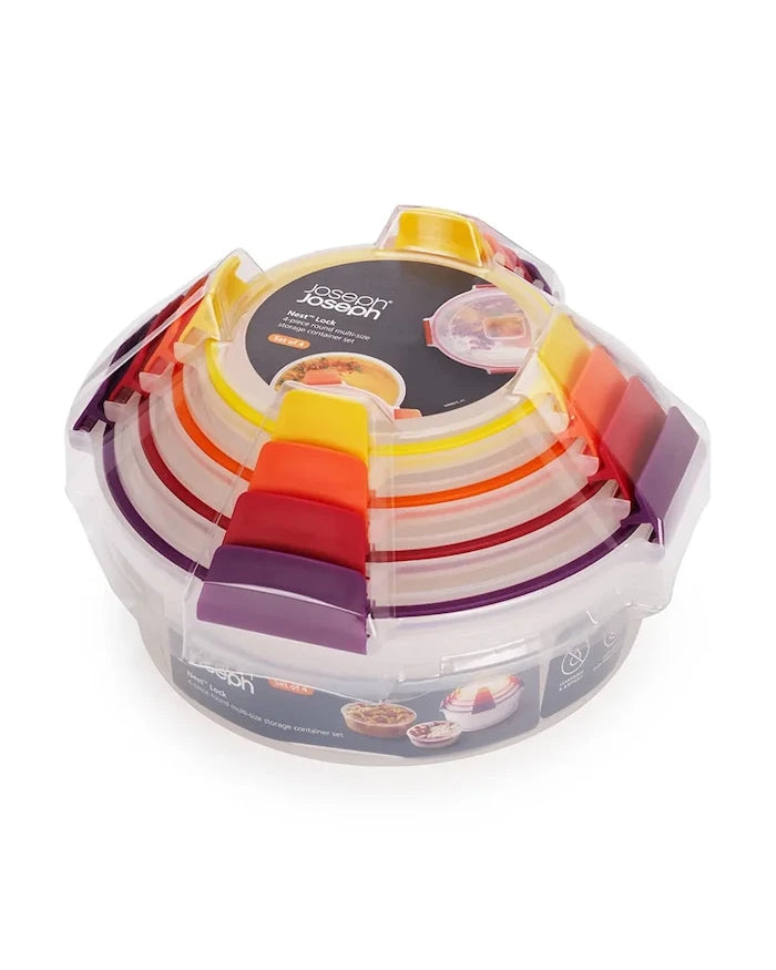 Joseph Joseph Nest Lock Kapaklı Saklama Kabı Seti 1,6 / 0,67 / 0,38 L (4 Parça)