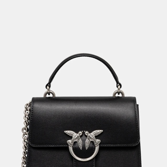 Pinko чанта crossbody дамска от кожа