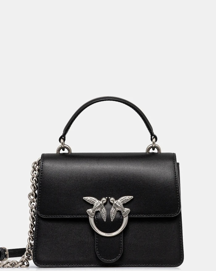 Pinko kadın deri crossbody çanta
