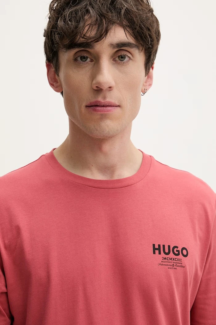 HUGO Blue тениска мъжка от памук Nesptee