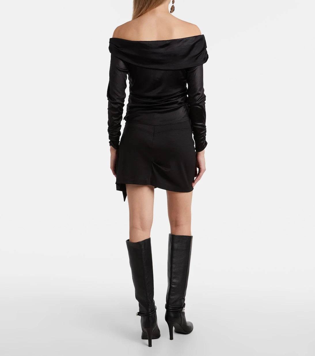 Isabel Marant - Rosaria draped virgin wool miniskirt