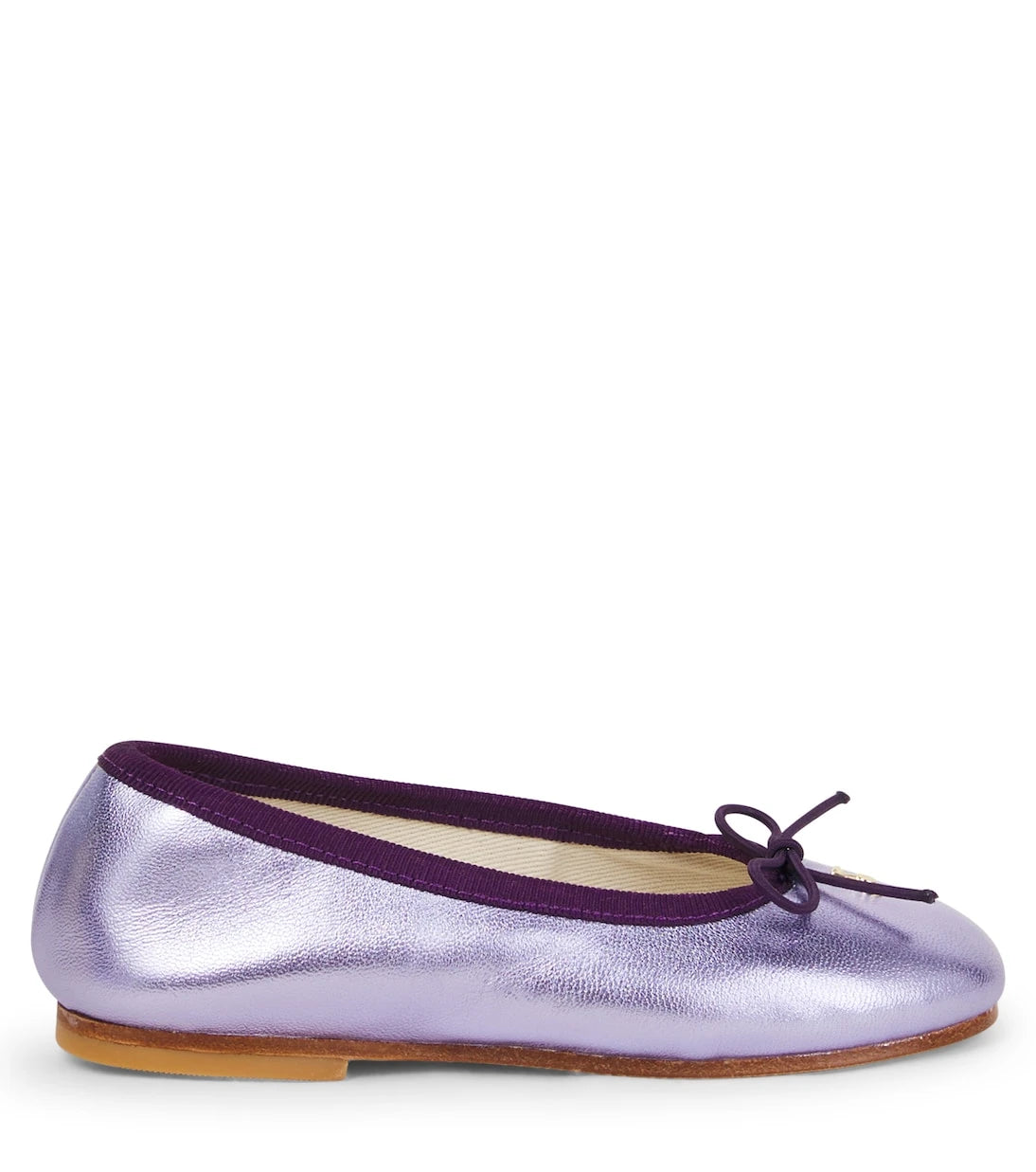 Bonpoint - Lisa metallic leather ballet flats