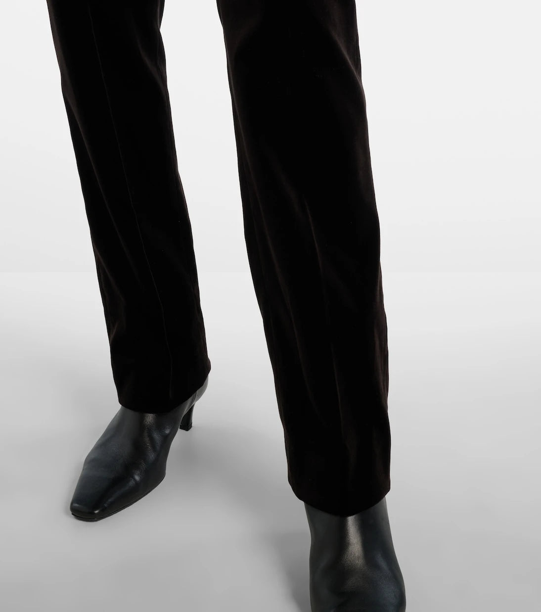 Ralph Lauren Collection - Cotton-blend velvet straight pants