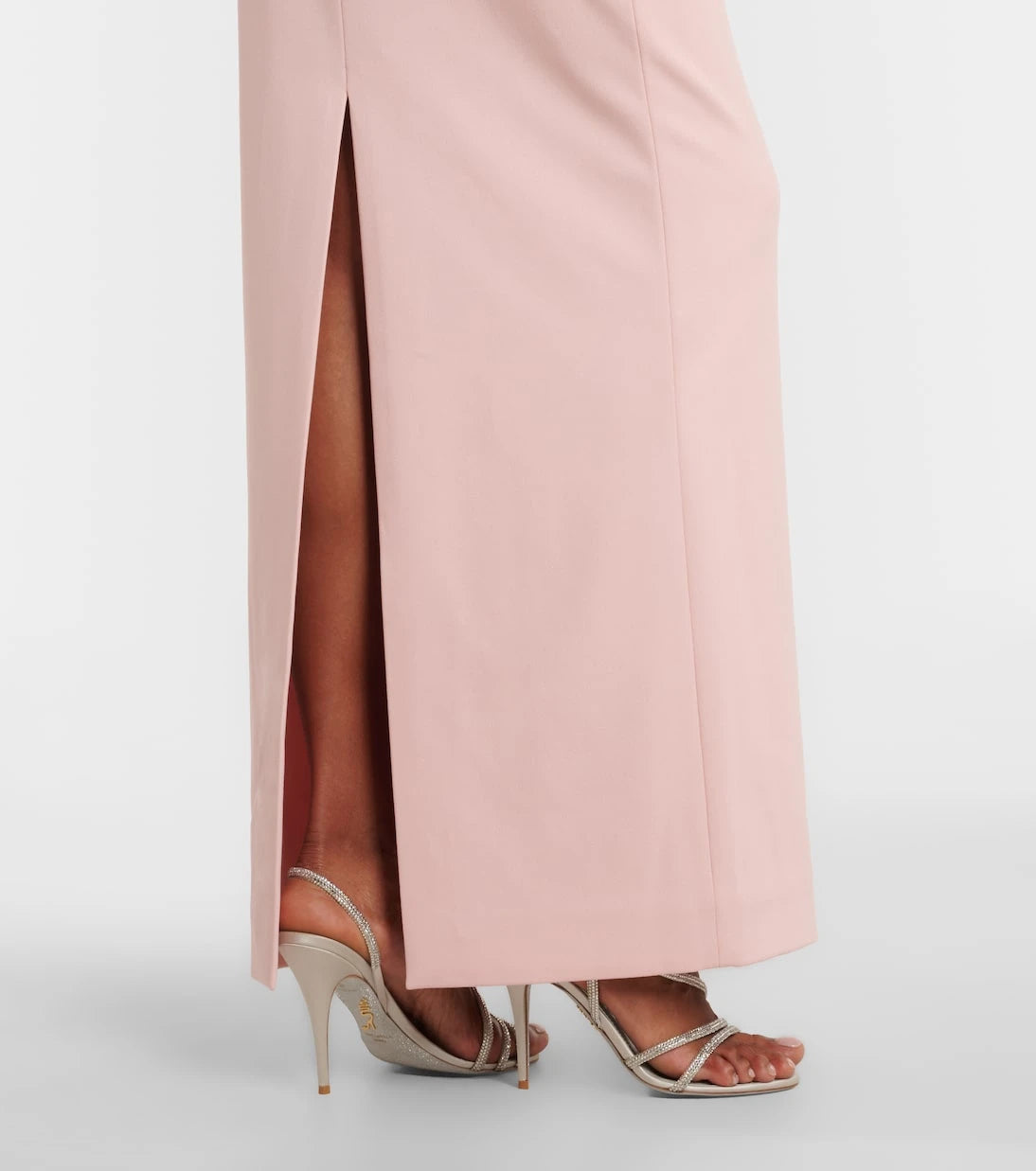 Solace London - Adele satin-trimmed gown