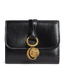 Black Small Calfskin Alphabet Wallet