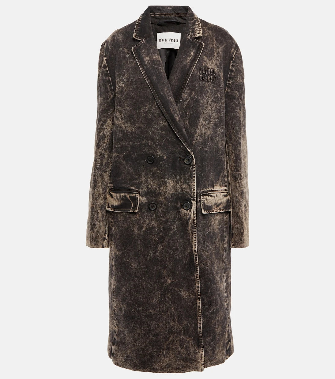 Miu Miu - Bleached denim coat