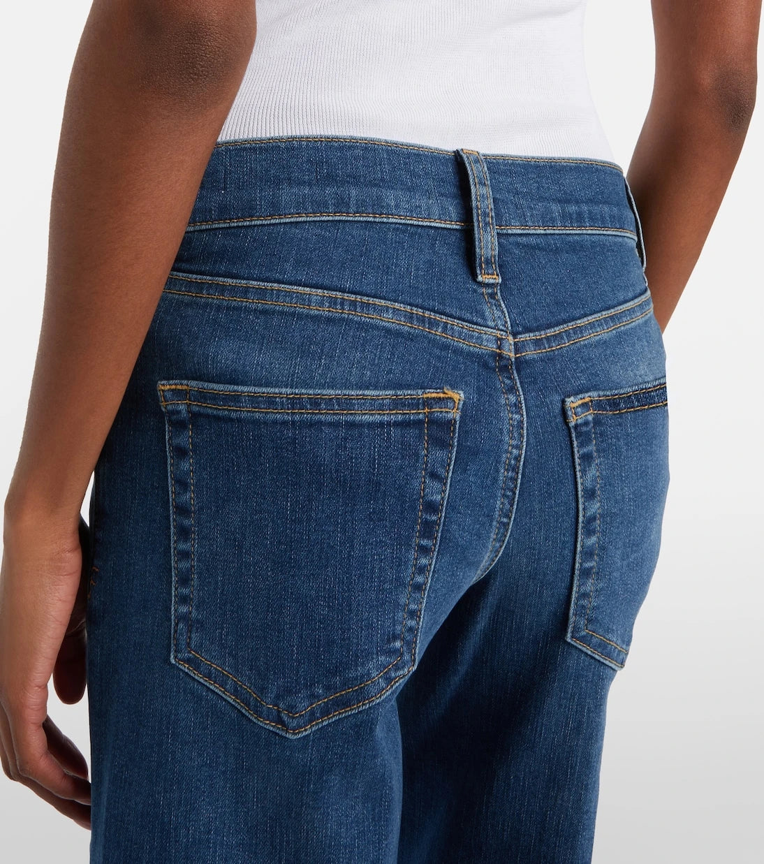 Frame - Low Rise Le Slim Palazzo wide-leg jeans