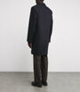 Sandro Paris Blue Wool-Blend Apollo Overcoat