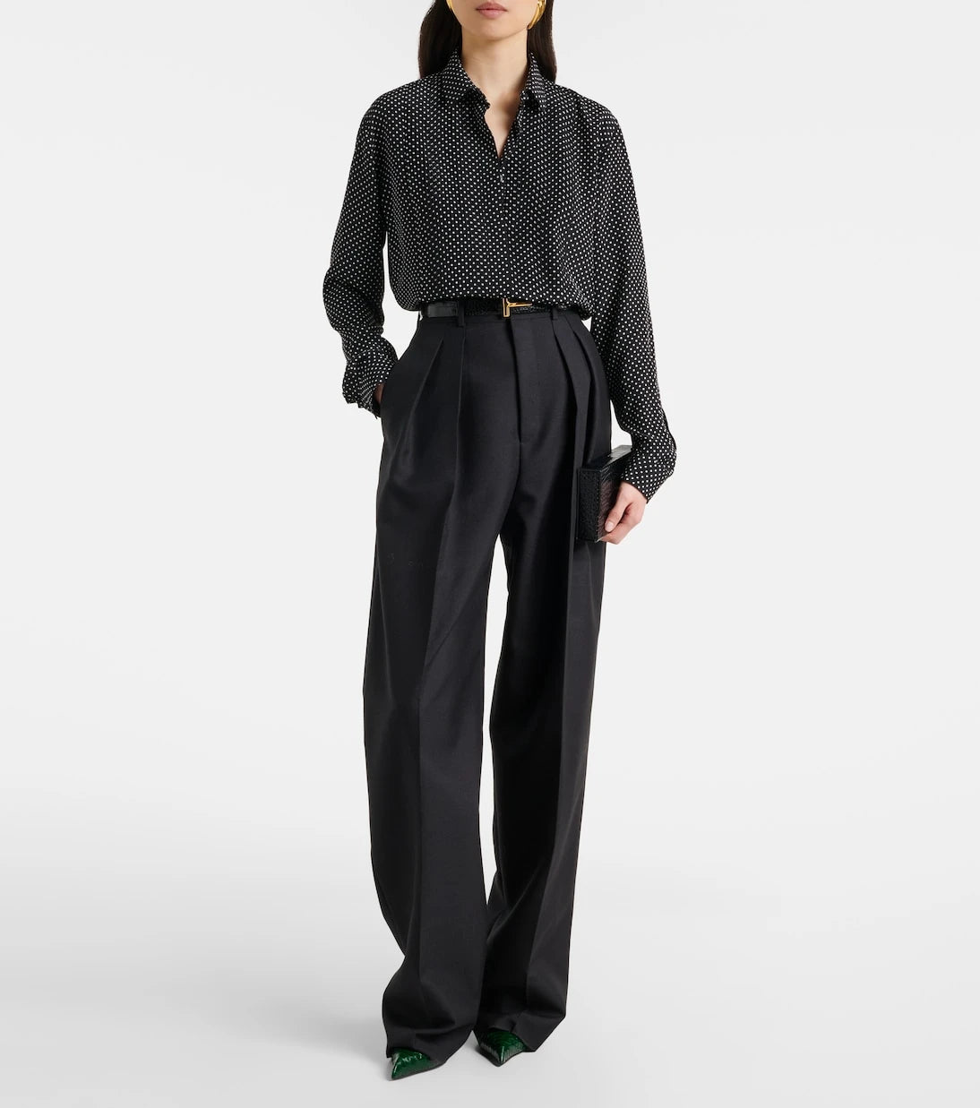 Tom Ford - Polka-dot silk shirt
