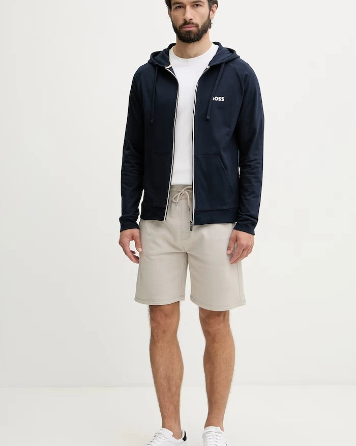 BOSS erkek pamuklu ev içi sweatshirt Authentic Jacket H