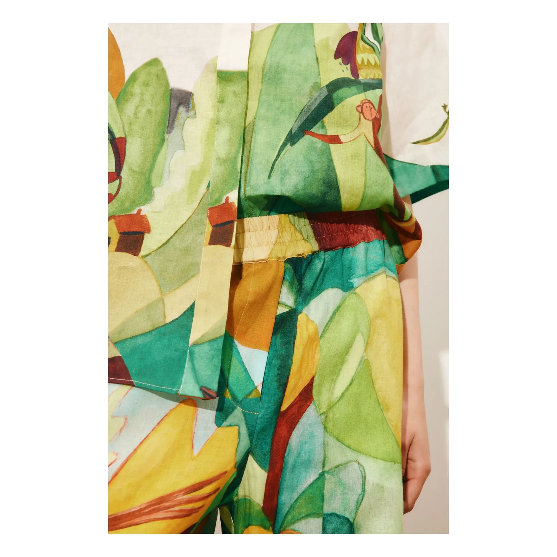 Alémais - Linen Mokshini shirt | Green