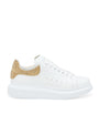 McQueen White Leather Oversized Sneakers