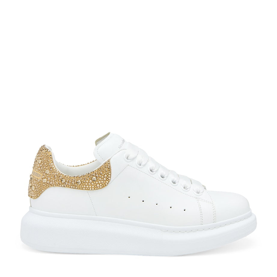 McQueen White Leather Oversized Sneakers