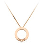 Cartier Rose Gold and Diamond LOVE Necklace