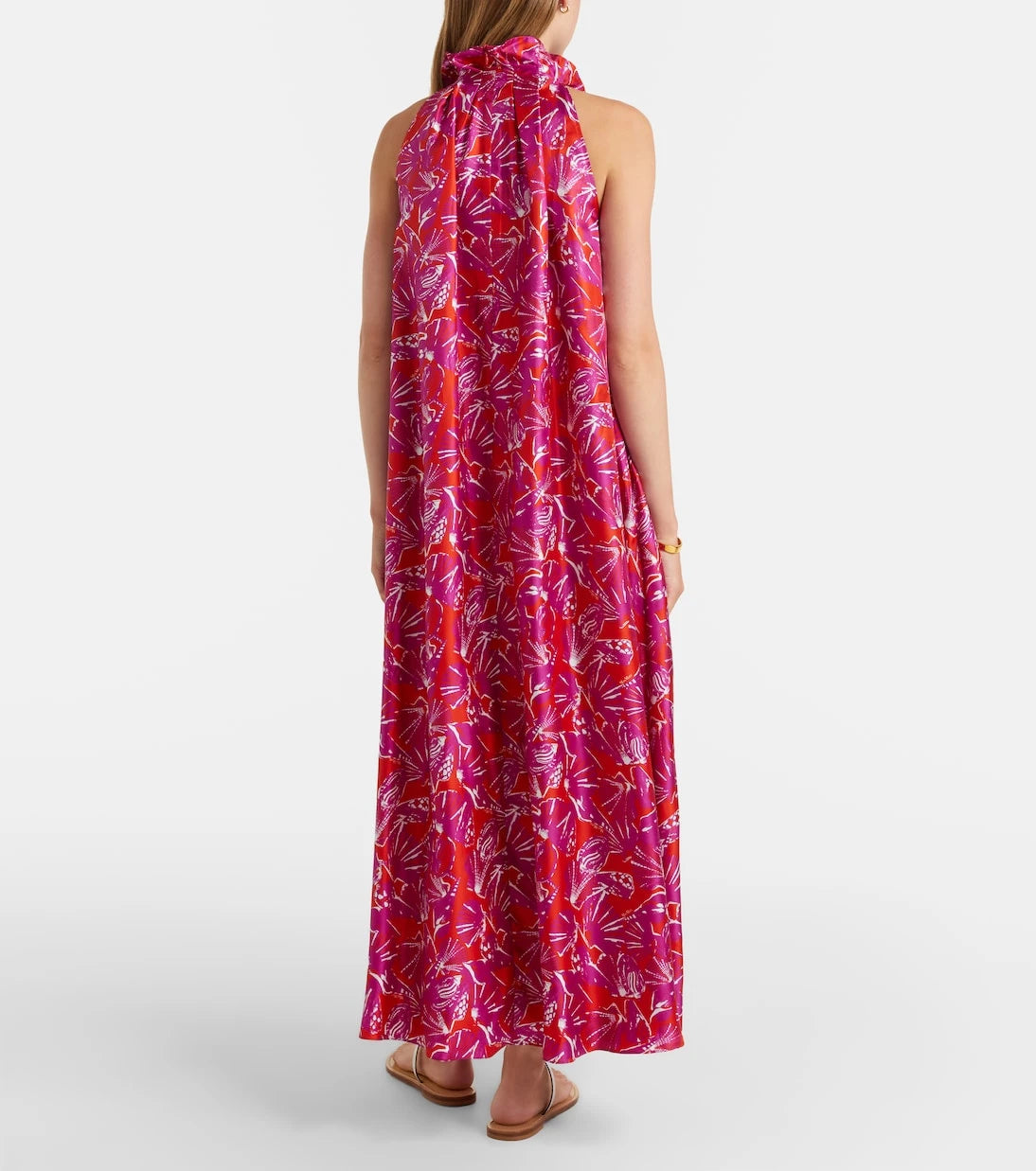 Max Mara - Cartone printed silk maxi dress