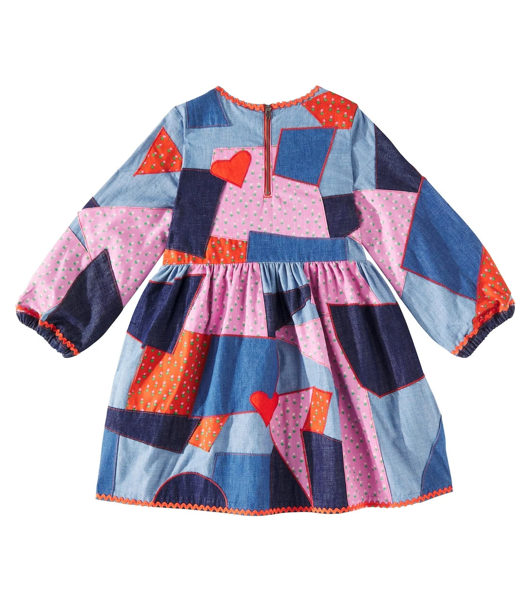 Stella McCartney Kids - Patchwork denim dress