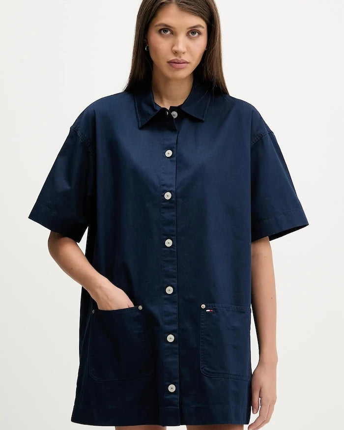 Pamuklu Elbise Tommy Jeans