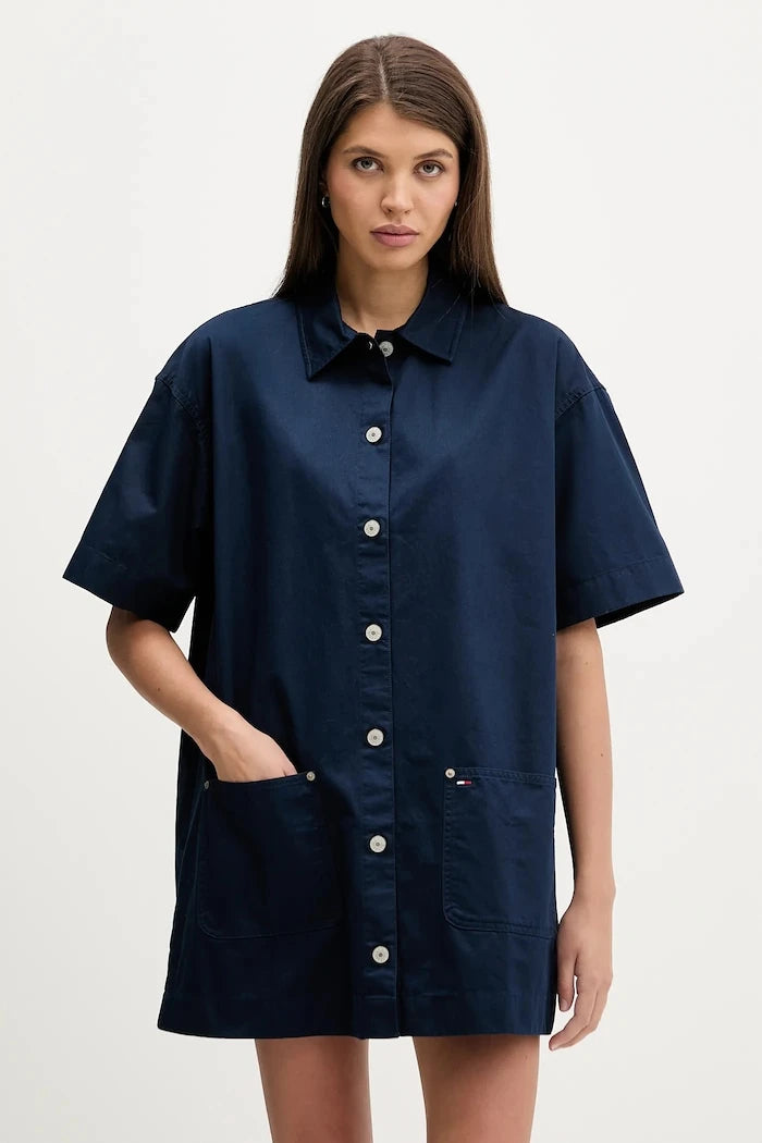 Pamuklu Elbise Tommy Jeans