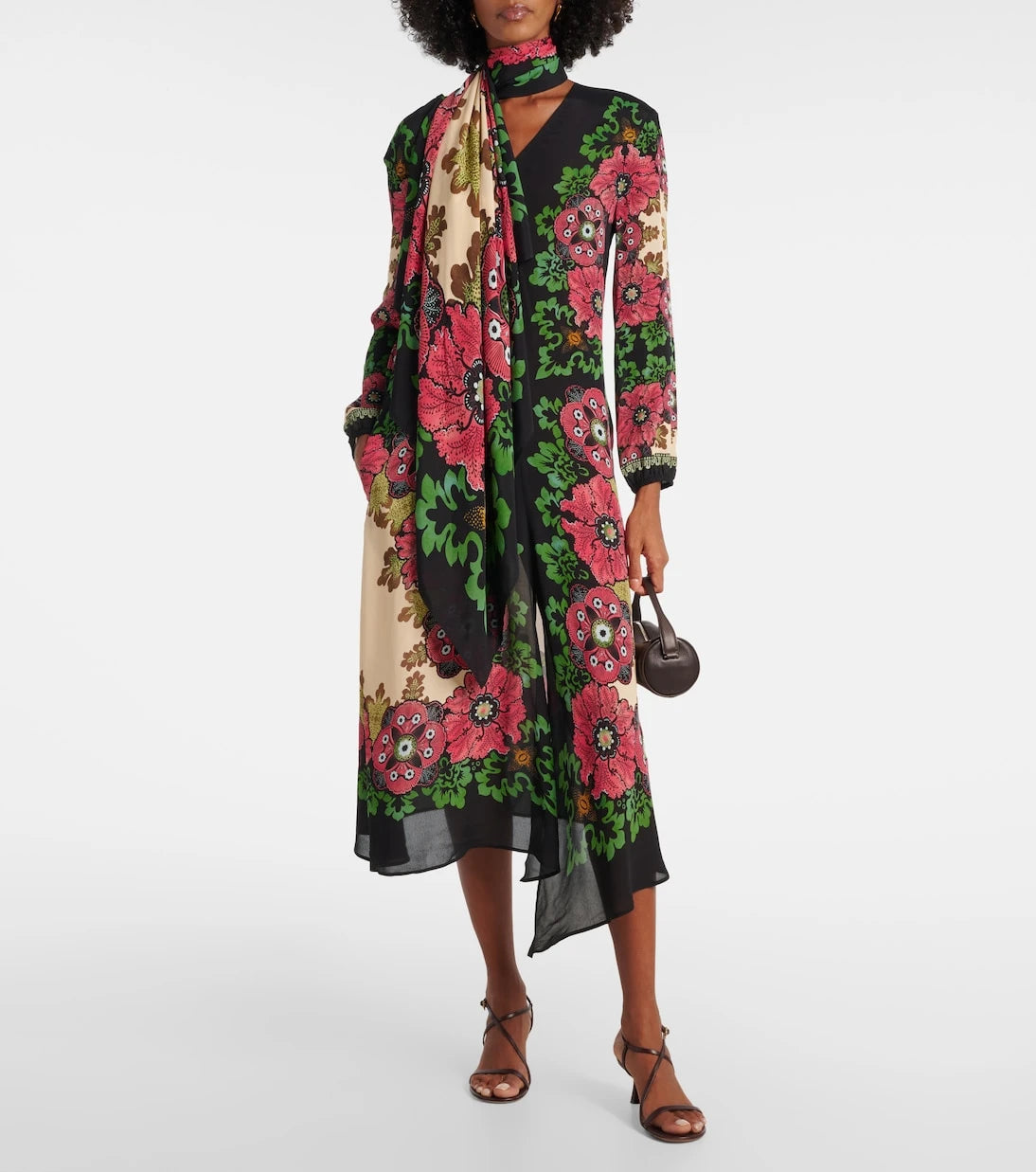 La DoubleJ - Karis floral midi dress