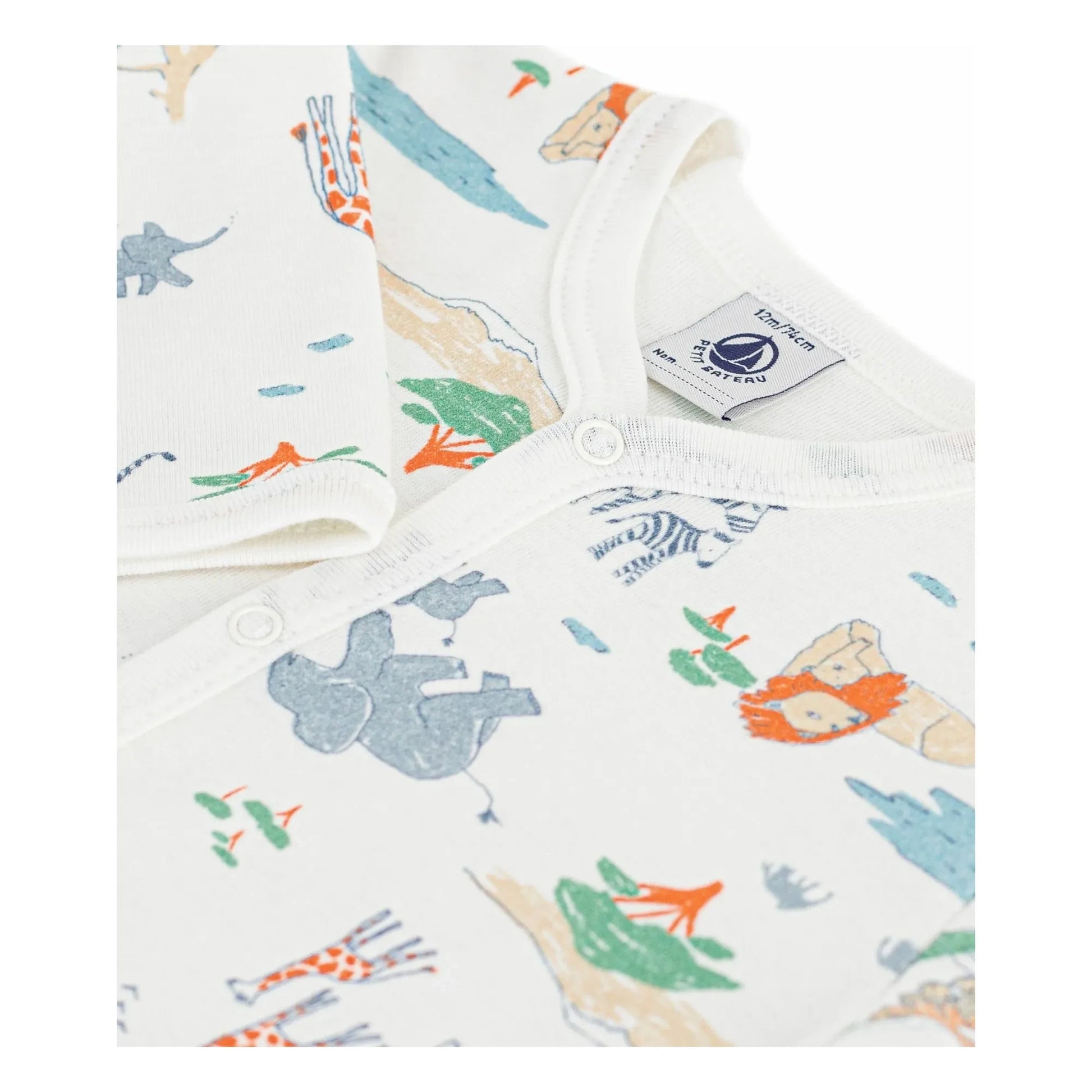 Petit Bateau - Dors Bien Savane pyjamas | White
