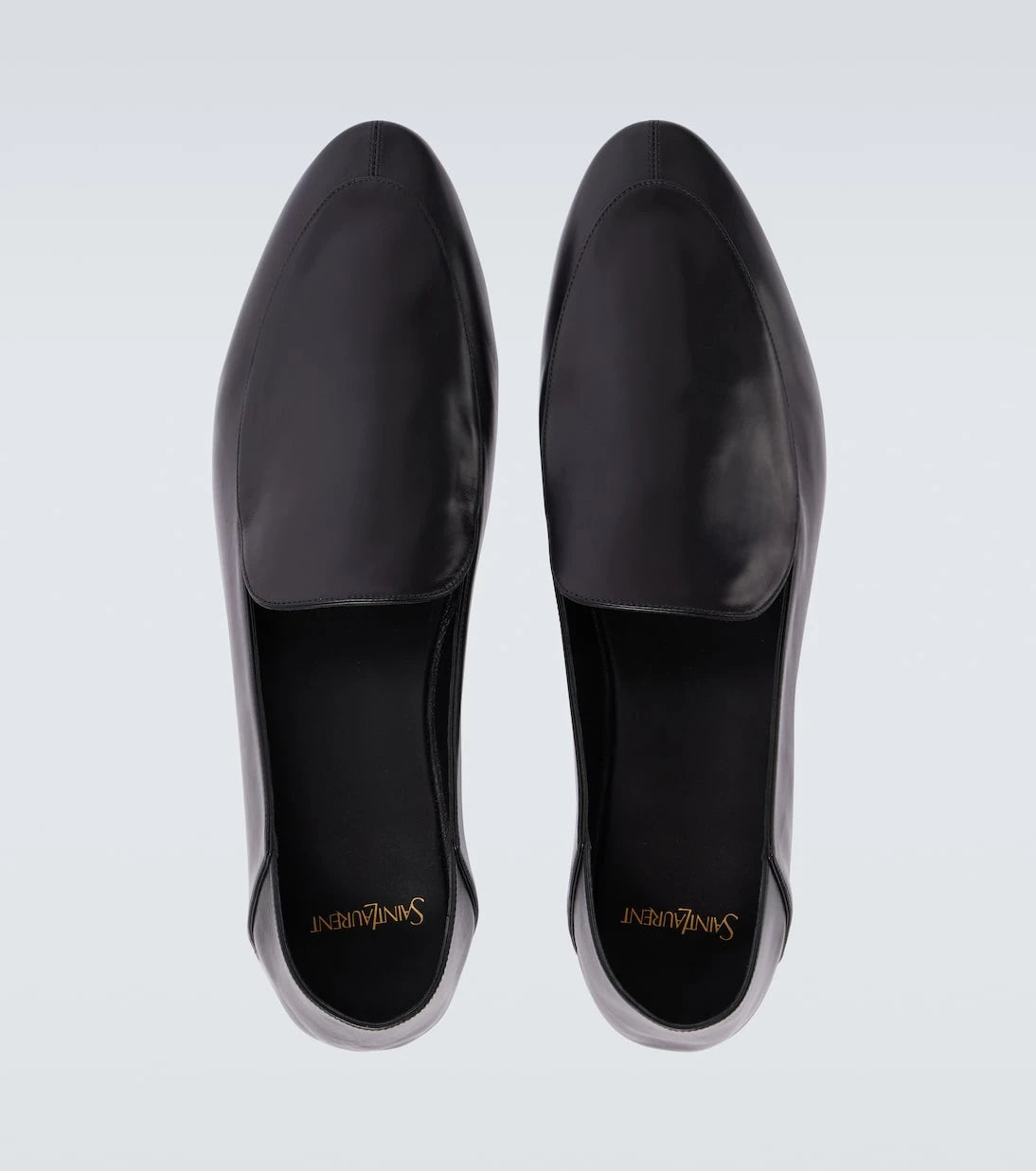 Saint Laurent - Alain leather slippers