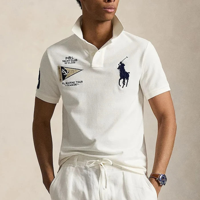 Polo Ralph Lauren тениска с яка мъжка от памук
