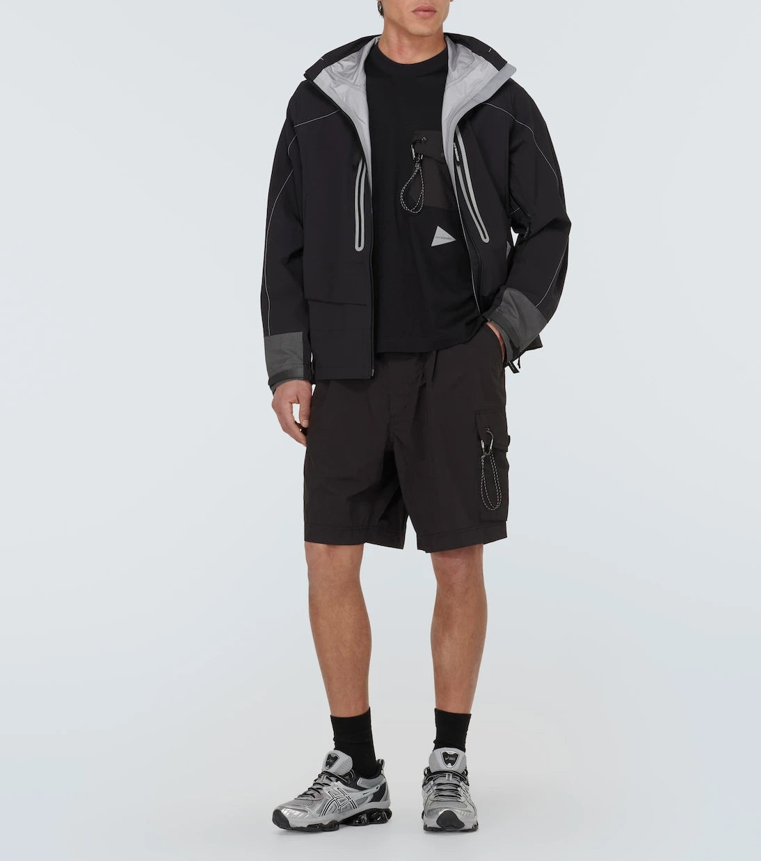 And Wander - Oversized cargo shorts