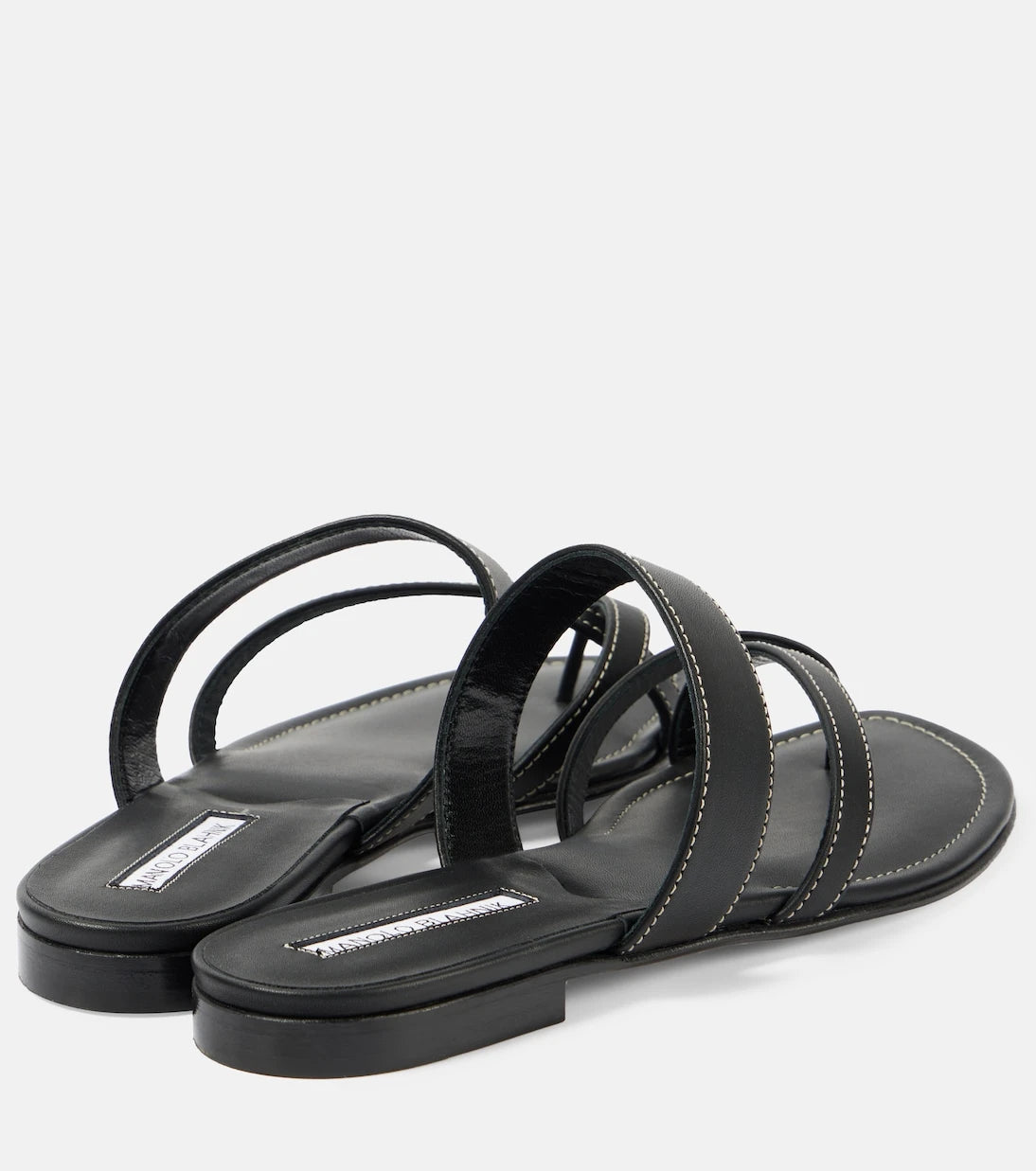 Manolo Blahnik - Susacru leather thong sandals