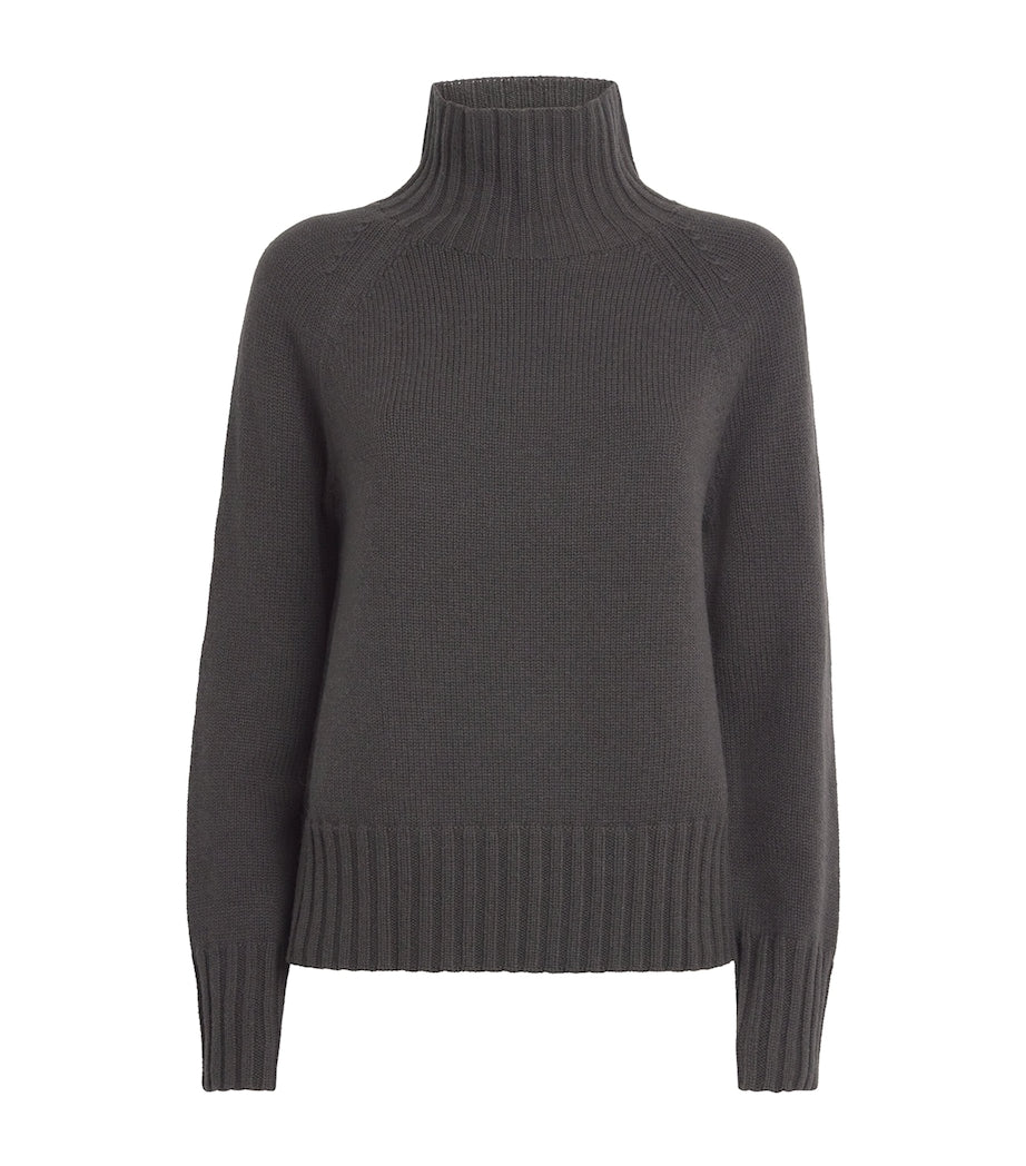 Green Wool-Cashmere Sweater