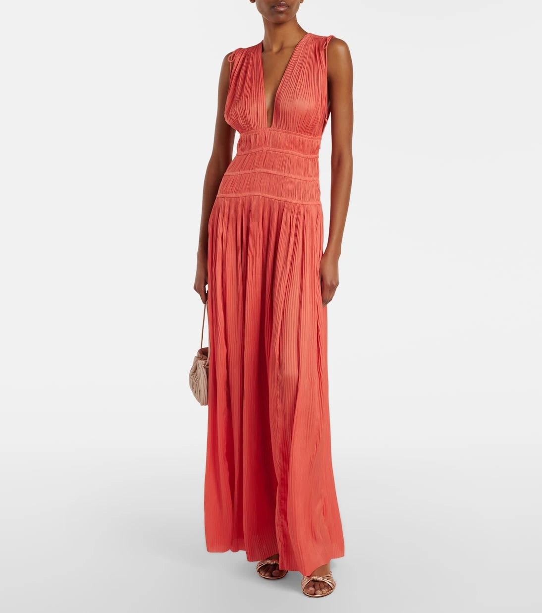 Ulla Johnson - Tasneem plissé satin gown