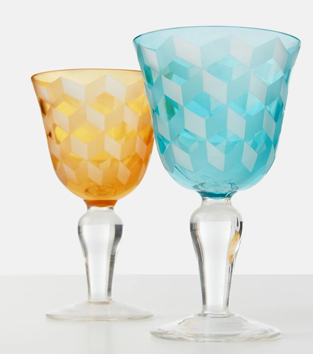 Polspotten - Blocks set of 6 wine glasses