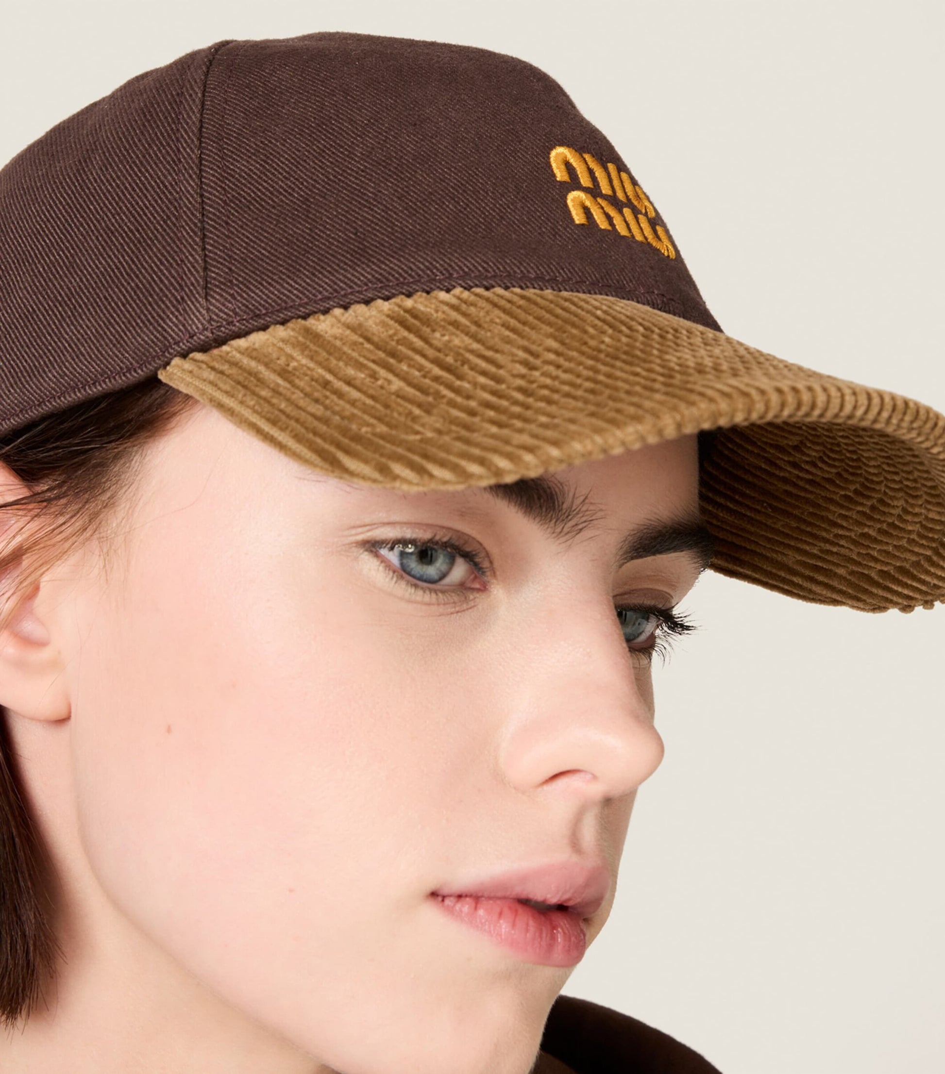 Denim Corduroy Baseball Cap
