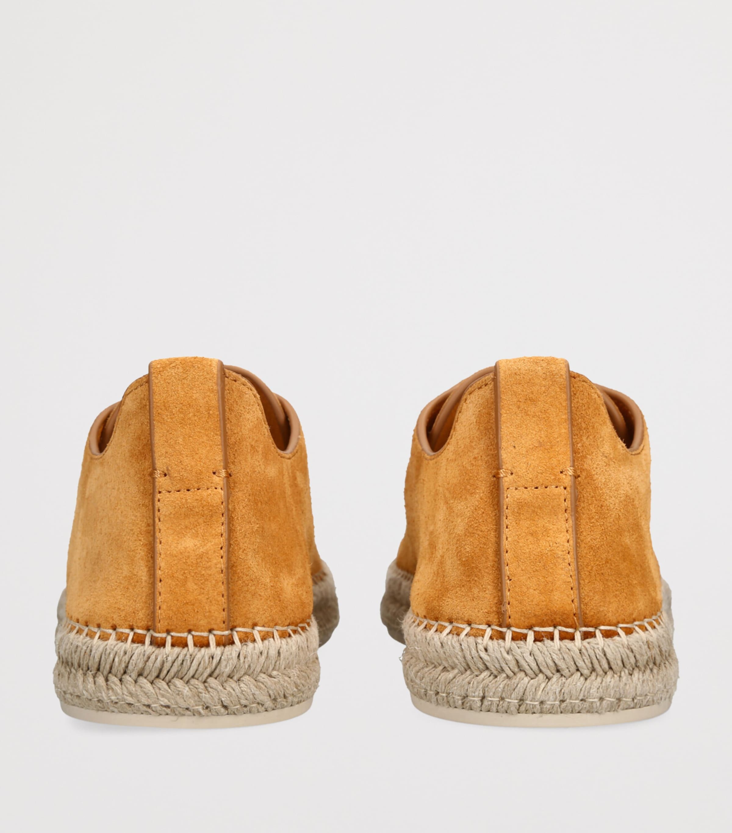 Suede Triple Stitch Espadrilles