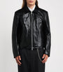 Black Leather Mini Jacket